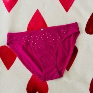 NWT Victoria's Secret Pink Rhinestone Panty